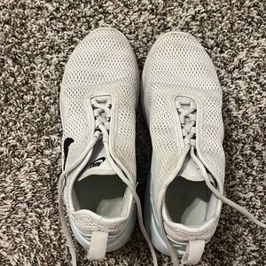 grey and turquoise nike air shoes
